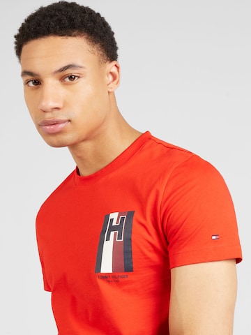 TOMMY HILFIGER Tričko - Červená