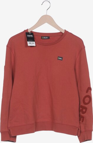 National Geographic Sweatshirt & Zip-Up Hoodie in M in Red: front