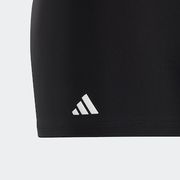 ADIDAS PERFORMANCE Athletic Swimwear '3 Bar Logo' in Black