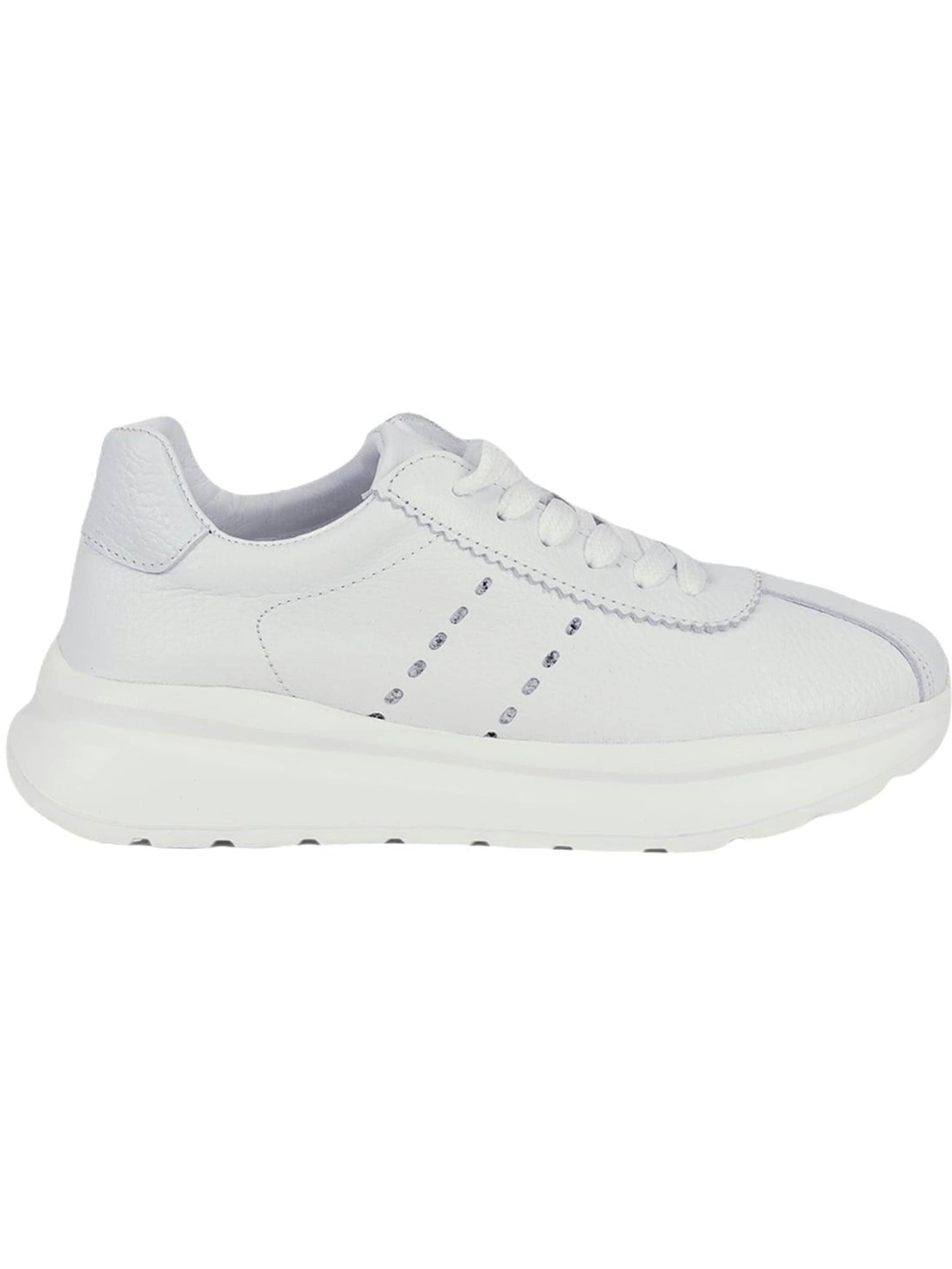 Desa - Zapatillas deportivas bajas 'DESA Damen-Plateau-Sneaker aus Leder' en blanco
