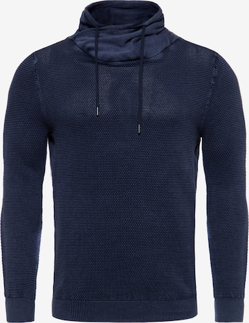 Key Largo Regular fit Trui 'MST LECH' in Blauw: voorkant