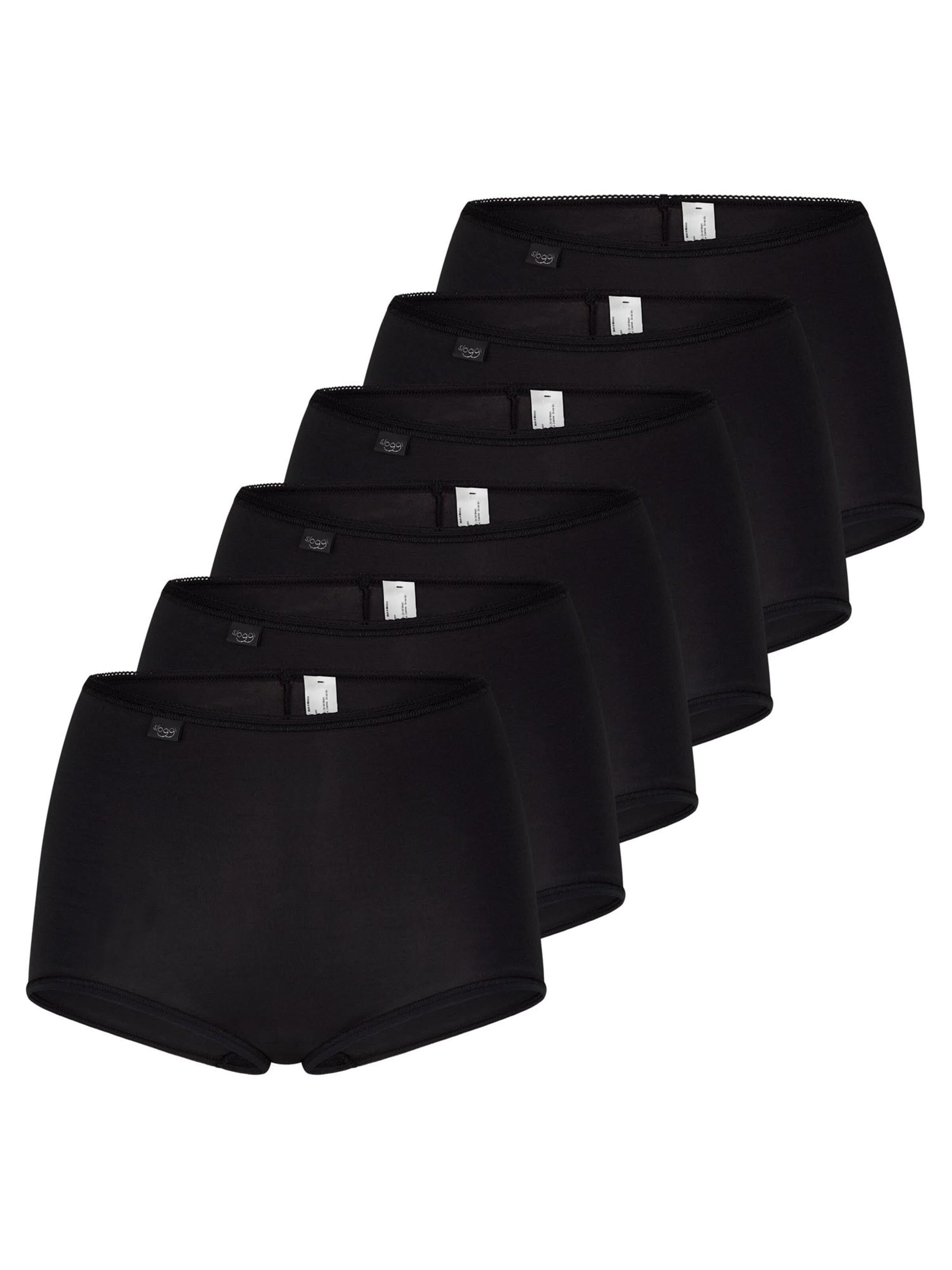 SLOGGI Slip '24/7 Cotton' in Black: front