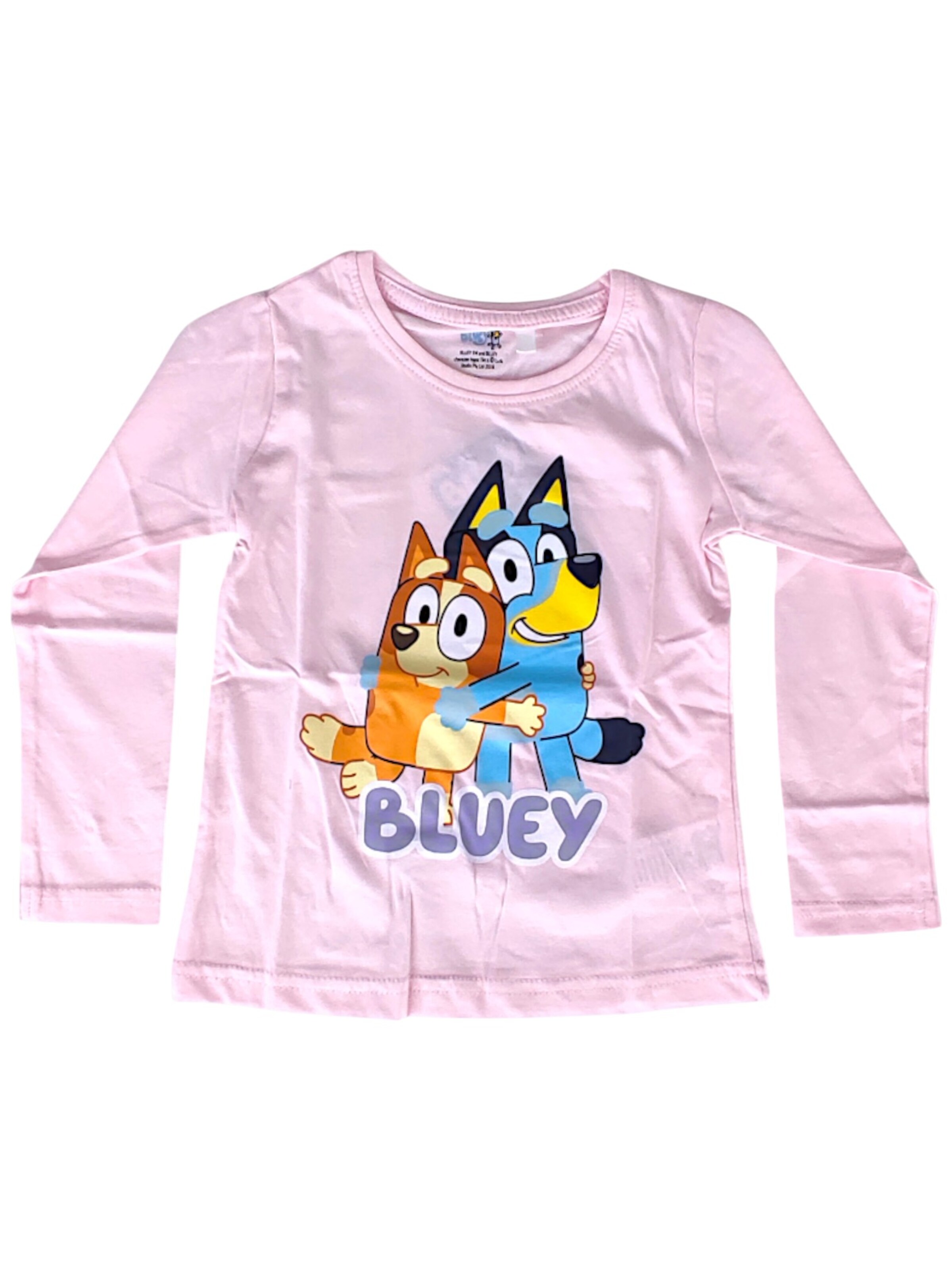Bluey Shirt 'Bluey & Bingo' in Pink: front