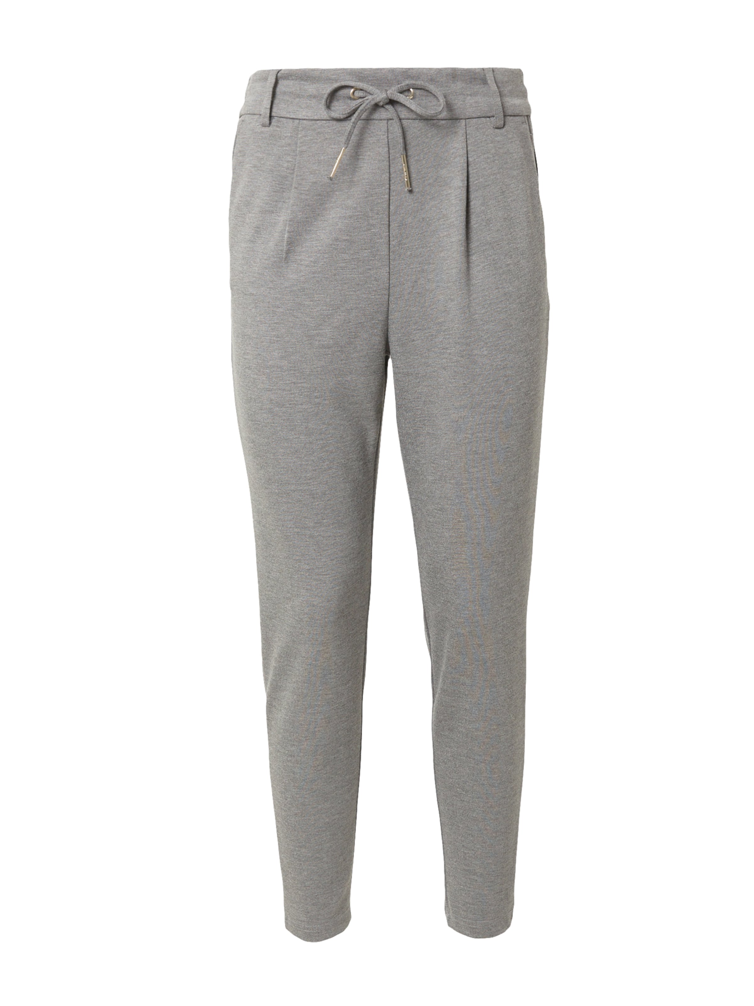 ONLY Slim fit Pleat-Front Pants &#x27;Poptrash&#x27; in Grey: front