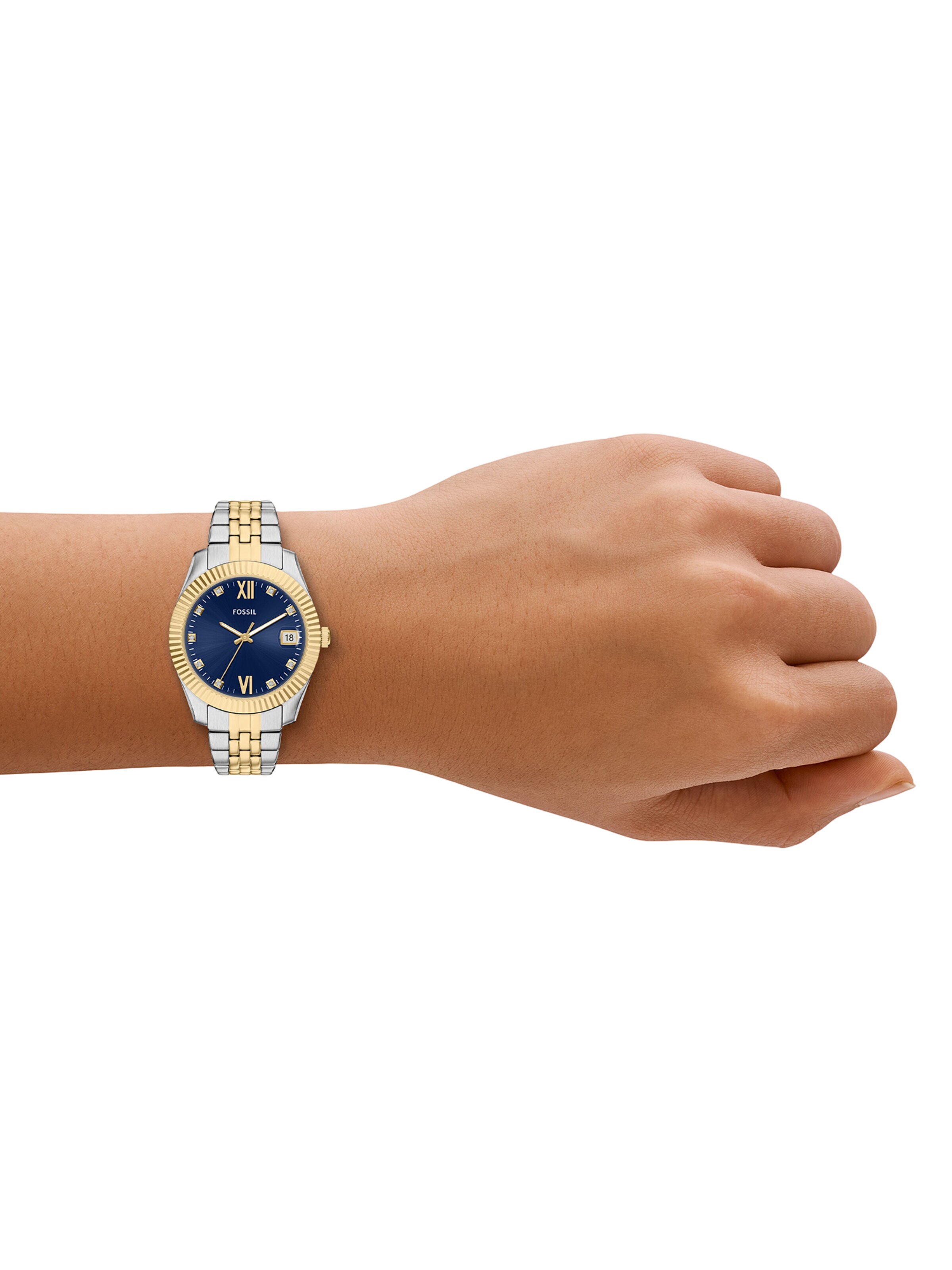 FOSSIL Analog watch 'SCARLETTE' in Gold: front