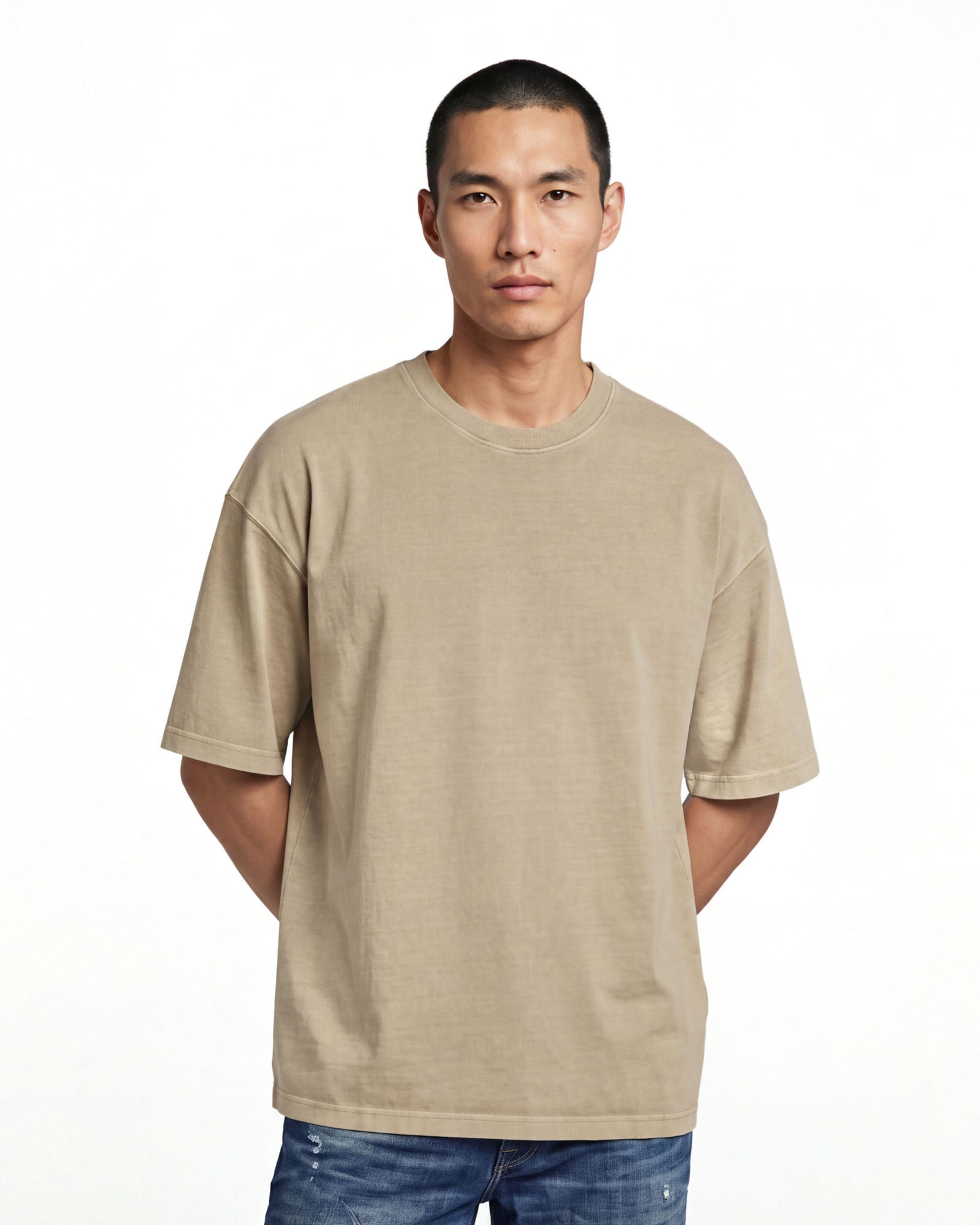 T-Shirt ' ' G-STAR en beige : devant