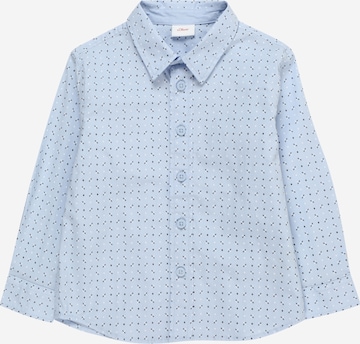 s.Oliver - Regular Fit Camisa em azul: frente