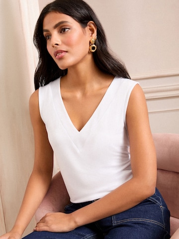 love & roses - Top en blanco