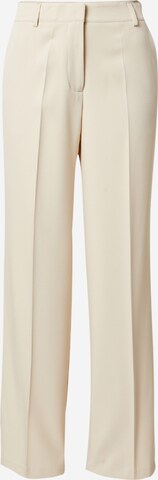 Pantalon à plis NA-KD en beige : devant