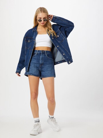 LEVI'S ® Ohlapna forma Kavbojke 'High Loose Short' | modra barva