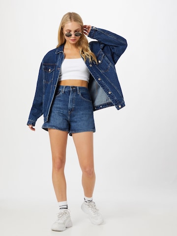 LEVI'S ® Loosefit Jeans 'High Loose Short' in Blauw