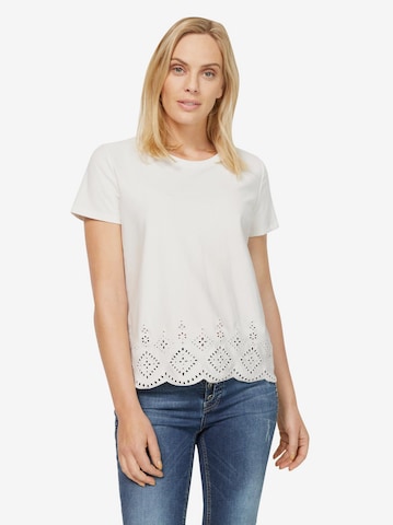 Linea Tesini by heine Koszulka w kolorze biały: przód