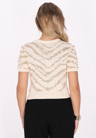 faina Trui in Beige