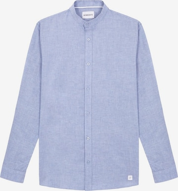 NOWADAYS Button Up Shirt 'Oxford Melange' in Blue: front