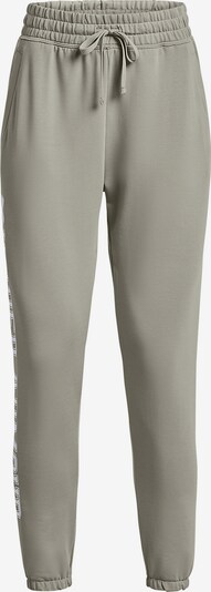 UNDER ARMOUR Workout Pants in Grey / White, Item view