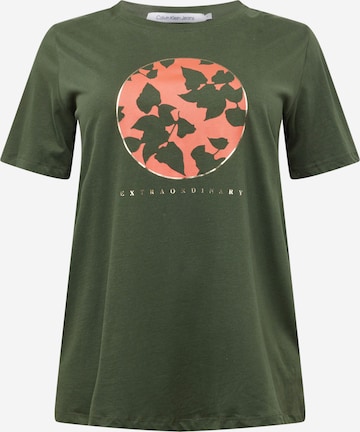ONLY Carmakoma Shirt 'AGATI' in Green: front