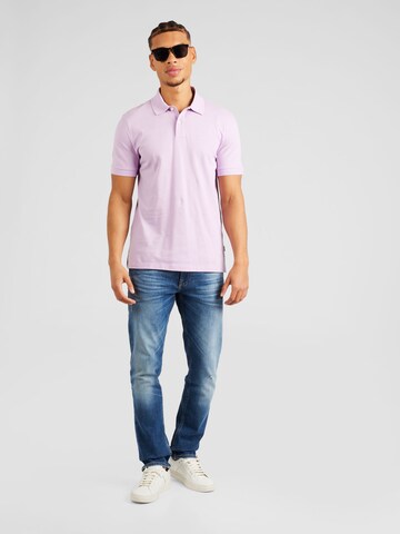 BOSS Poloshirt 'Pallas' in Lila