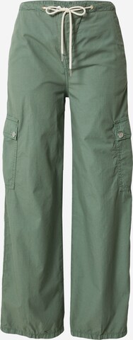 DRYKORN Loose fit Cargo trousers in Green: front