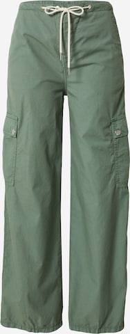 DRYKORN Loose fit Cargo Pants in Green: front