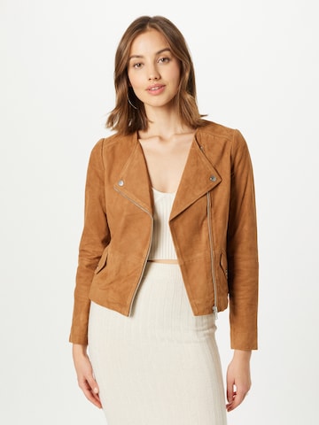 IKKS Between-season jacket in Brown: front