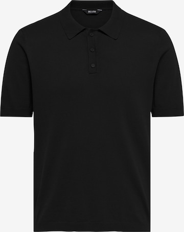 Only & Sons Shirt 'Wyler' in Zwart: voorkant