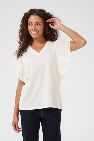 CULTURE Blouse 'Aca' in Wit: voorkant