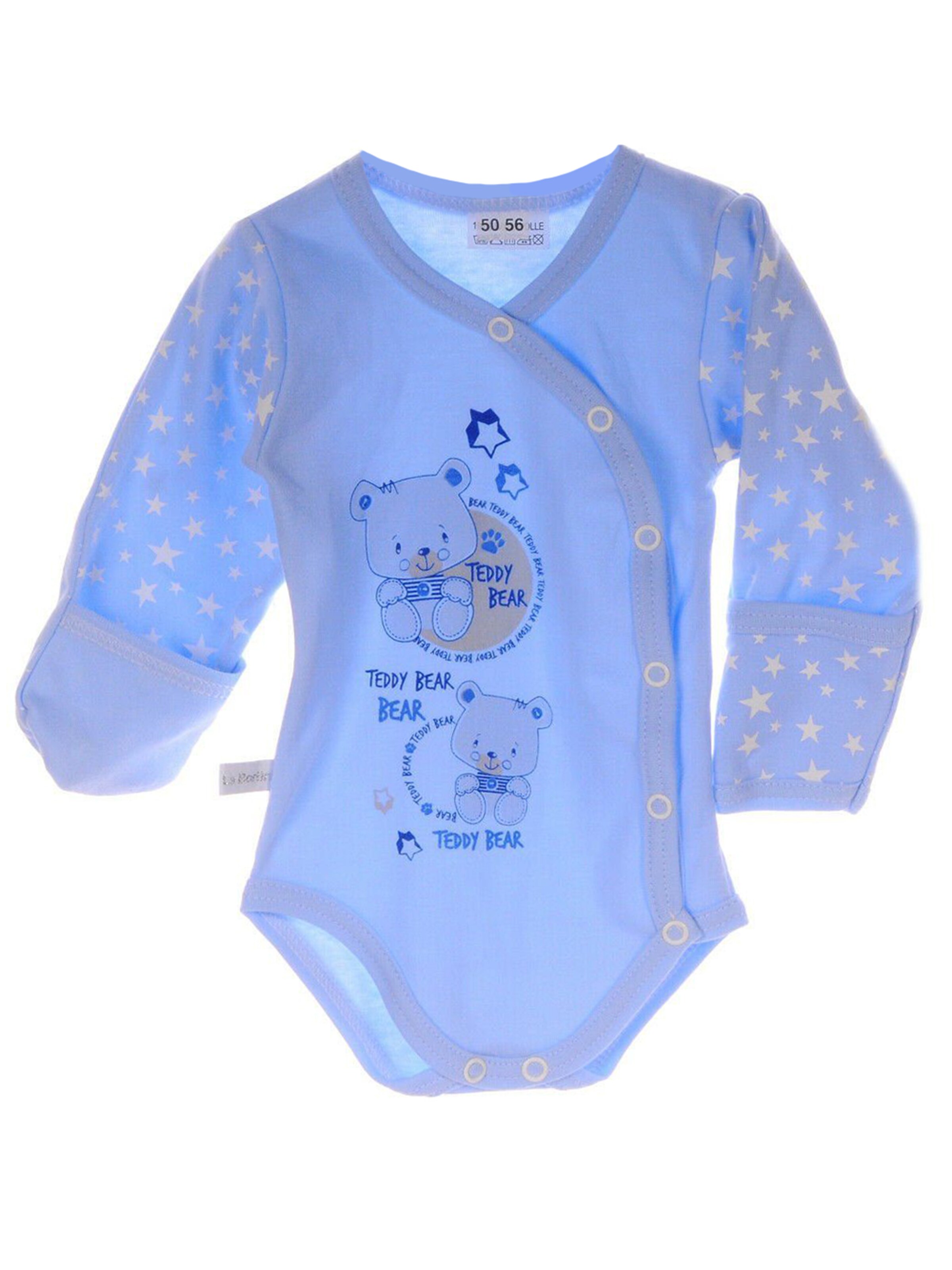 La Bortini Strampler/Body‌‌‌‌‌‌ in Blau: Vorderseite