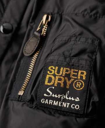 Parka d’hiver 'MA1' Superdry en noir