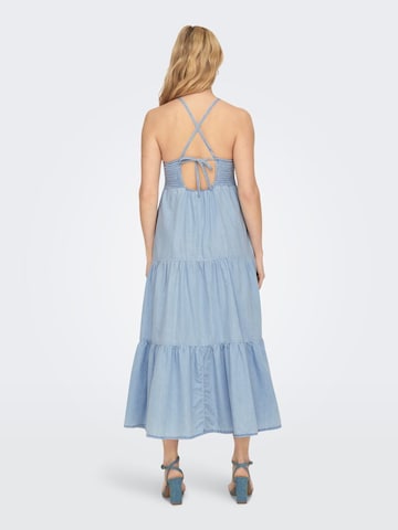ONLY Letní šaty 'Bea' – modrá