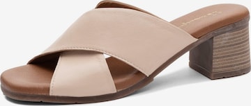 Maciejka Pantolette in Beige: Vorderseite