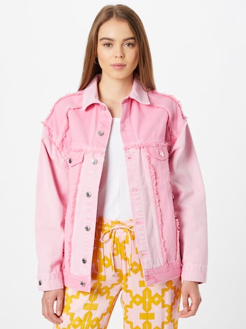 IRO - Chaqueta de entretiempo 'ARGENT' en rosa: frente