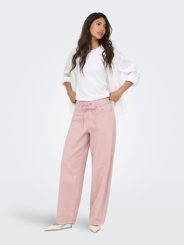 ONLY Loose fit Jeans in Pink
