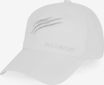 Plein Sport - Gorra deportiva en blanco: frente