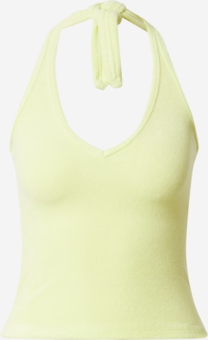 Monki Top in Yellow: front