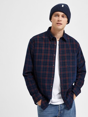 SELECTED HOMME Regular Fit Skjorte i blå