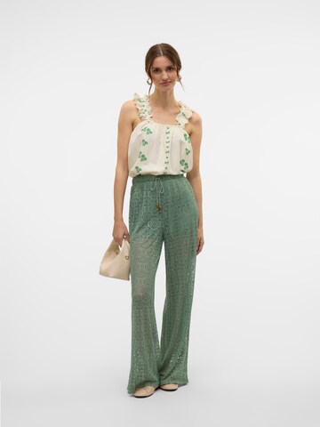 VERO MODA - Pierna ancha Pantalón 'VMMAYA' en verde