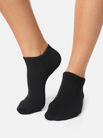 Nur Die Socks ' Baumwolle ' in Black: front