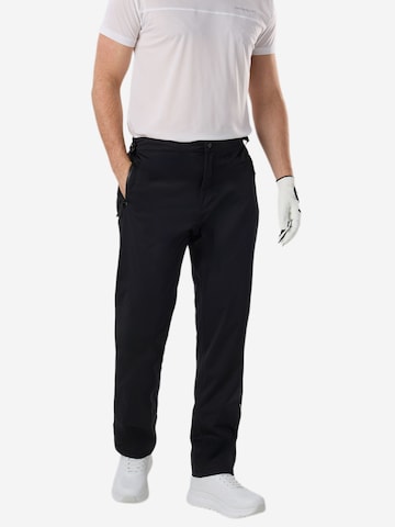 SWEDEMOUNT - regular Pantalón de montaña 'On Course' en negro: frente