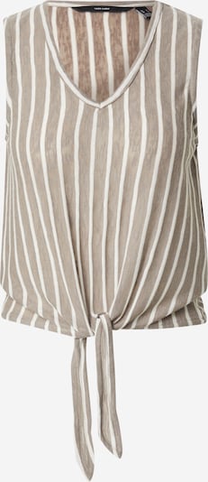 VERO MODA Top 'VMLANA' u bež siva / bijela, Pregled proizvoda
