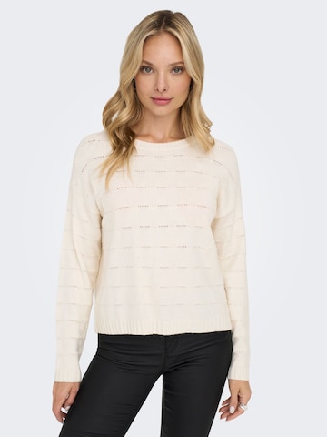 Pull-over 'KATIA' ONLY en blanc : devant