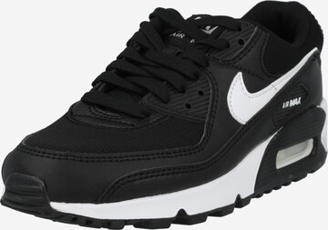 Nike SportswearNiske tenisice 'AIR MAX 90' - crna boja: prednji dio