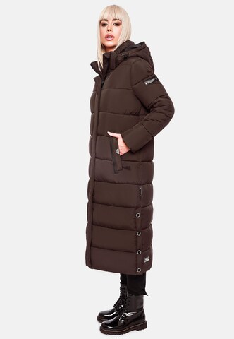 NAVAHOO Winter Coat 'Isalie' in Brown