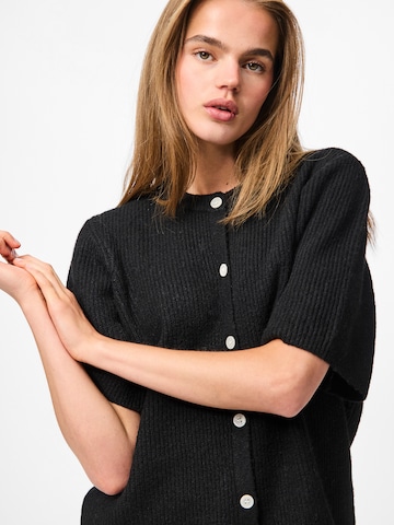 PIECES Knit cardigan 'PCSilly' in Black