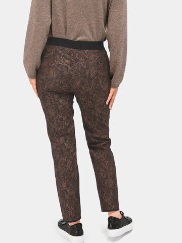 Regular Pantalon Goldner en marron