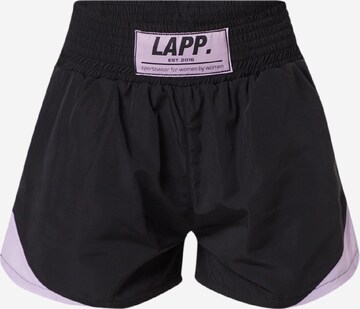 Loosefit Pantalon de sport Lapp the Brand en noir : devant