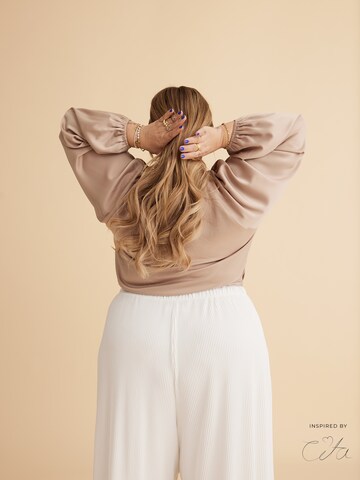 Guido Maria Kretschmer Curvy - Blusa 'Mai' en beige