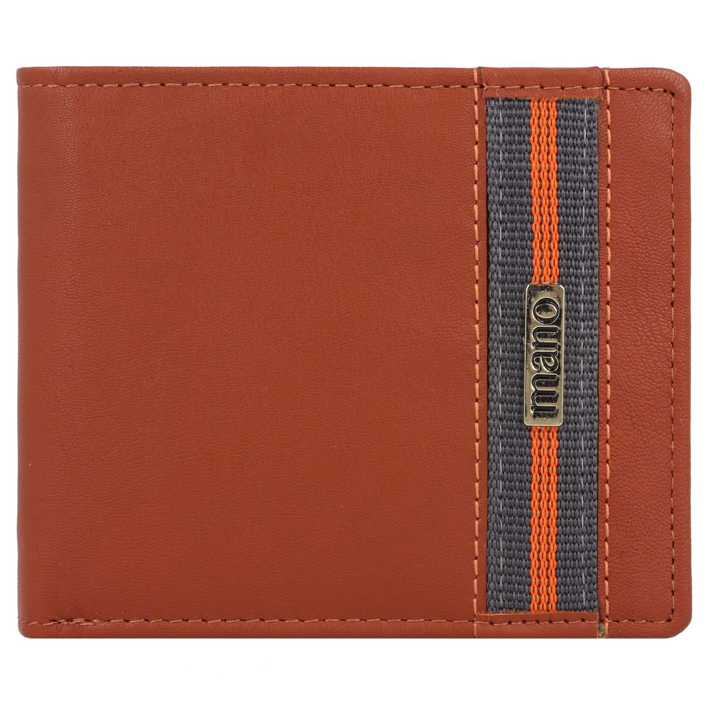 mano Wallet 'Don Leonardo' in Brown: front