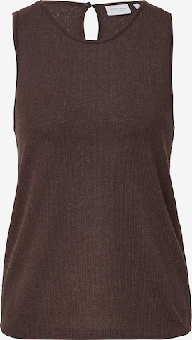 comma casual identity Stricktop in Braun: Vorderseite