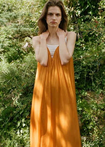 MANGO Kleid 'Greta' in Orange