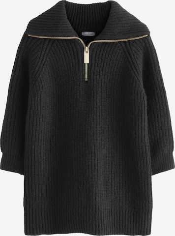 Rochie de la Next pe negru: față